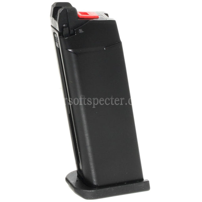 Chargeur gaz Armorer Works AW 23rd MOS pour culasse prête pour optique, version EMG SAI BLU COMPACT WE AW VX9 G19 Series GBB Pistols Airsoft Noir