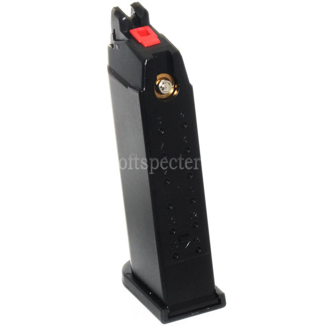 Chargeur gaz Armorer Works AW 23rd MOS pour culasse prête pour optique, version EMG SAI BLU COMPACT WE AW VX9 G19 Series GBB Pistols Airsoft Noir