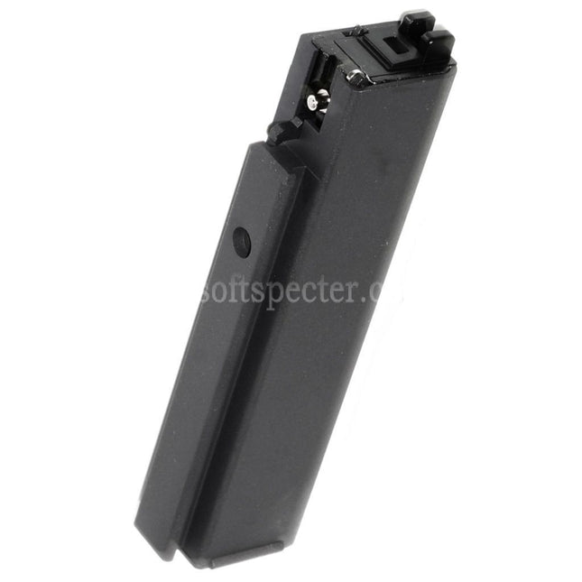 WE (WE-TECH) 30rd Gas Magazine Short Type For CYBERGUN Thompson M1A1 Series GBB SMG Rifles Airsoft Black