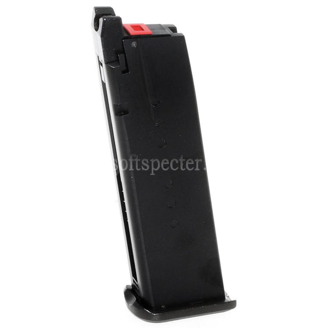 EMG Licensed Hudson 25rd Gas Magazine for EMG Hudson H9 Series GBB Pistols Airsoft Black