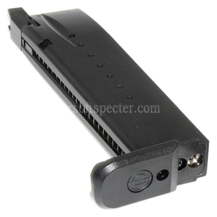 EMG Licensed Hudson 25rd Gas Magazine for EMG Hudson H9 Series GBB Pistols Airsoft Black