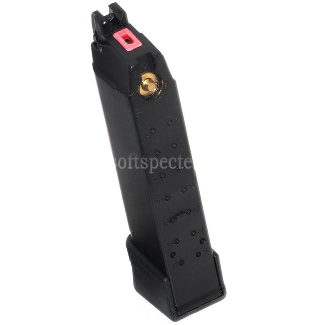 EMG Licensed SAI BLU COMPACT 25rd Co2 Magazine for G19 G23 G26 Series GBB Pistols Airsoft Black
