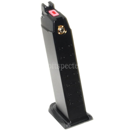 EMG SAI BLU 25rd Gas Magazine for G17 G18C G34 G35 G-Series GBB Pistols Airsoft Black