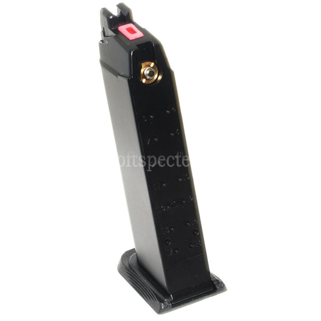 EMG SAI BLU 25rd Gas Magazine for G17 G18C G34 G35 G-Series GBB Pistols Airsoft Black