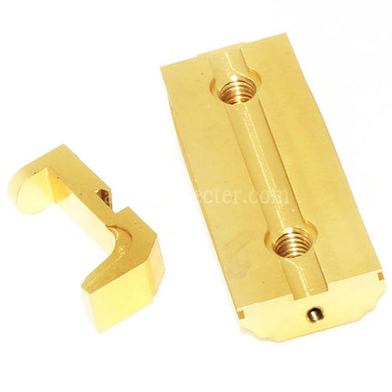 EMG Licensed SAI Heavy Weight Backstrap and Magazine Release for SAI BLU COMPACT GBB Pistols Airsoft