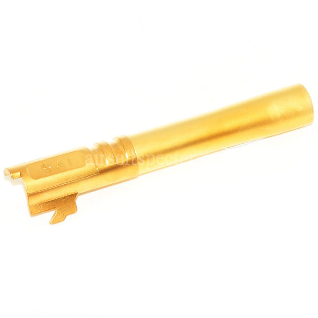 EMG Licensed SAI 2011 DS 123mm/127mm Outer Barrel for EMG SAI 2011 DS 5.1 Hi-Capa GBB Pistols Airsoft Gold