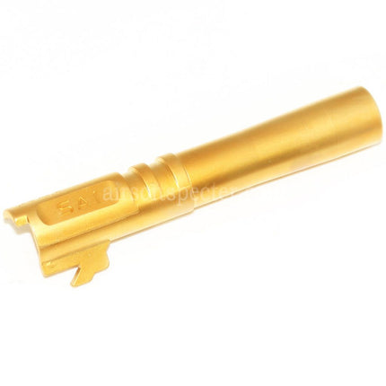 Canon externe Airsoft doré EMG Licensed SAI 2011 DS 106mm/110mm pour pistolets GBB Hi-Capa EMG SAI 2011 DS 4.3