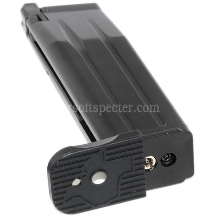 Chargeur de gaz EMG SAI RED-H 30 billes pour pistolets GBB Hi-Capa Airsoft Noir