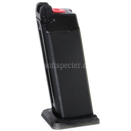 EMG SAI BLU 23rd MOS Gas Magazine for Optic Ready Slide Version EMG SAI BLU COMPACT / WE / AW VX9 G19 Series GBB Pistols Airsoft Black