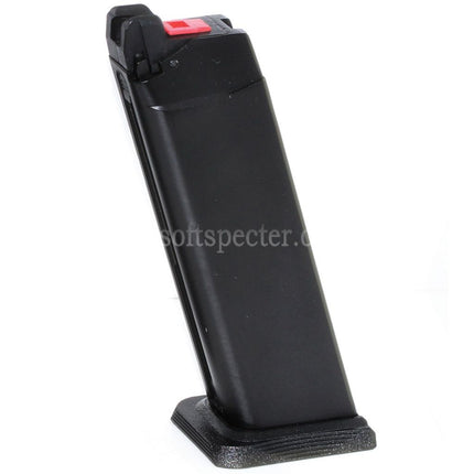 EMG SAI BLU 25rd MOS Gas Magazine for Optic Ready Slide Version EMG SAI BLU STANDARD COMPACT / WE Galaxy / AW VX7 VX9 G17 G19 Series GBB Pistols Airsoft Black