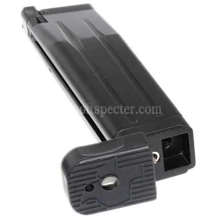 Chargeur gaz EMG STI 2011 DVC3 30 billes pour pistolets GBB Airsoft Hi-Capa Noir