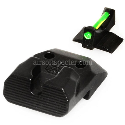 EMG SAI DS Fiber Optic Front Rear Sight for EMG SAI DS AW WE Tokyo Marui Hi-Capa Series GBB Pistols Airsoft