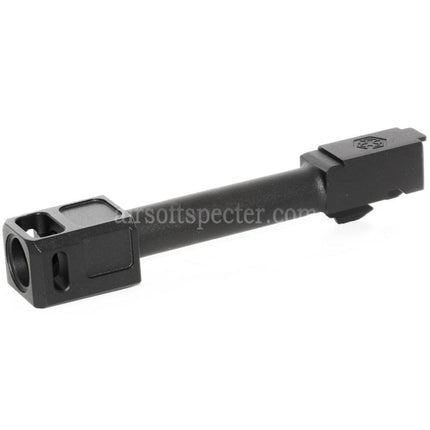 Armorer Works AW VX Outer Barrel Kit with Compensator MOD-2 for AW VX9 Series / EMG SAI BLU COMPACT / Tokyo Marui / WE G19 GBB Pistols Airsoft