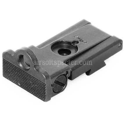 Armorer Works AW HX22 Ensemble de Mire Arrière type Œilleton/Ghost Ring pour Pistolets GBB Airsoft Séries AW WE Tokyo Marui Hi-Capa Noir