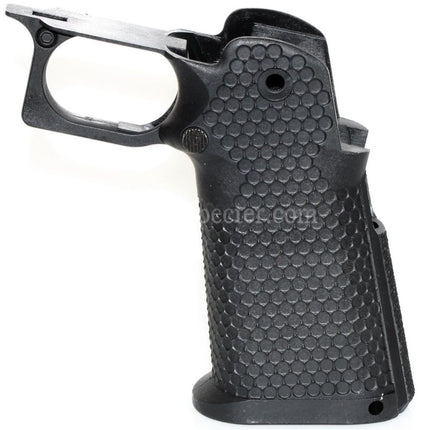 Armorer Works AW HX #2 Poignée pistolet hexagonale pour pistolets GBB Airsoft noirs des séries EMG AW WE Tokyo Marui Hi-Capa