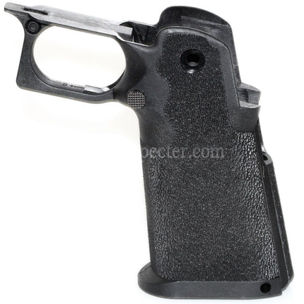 Poignée de pistolet texturée Armorer Works AW HX #1 pour pistolets GBB Airsoft EMG AW WE Tokyo Marui Hi-Capa Series, Noir