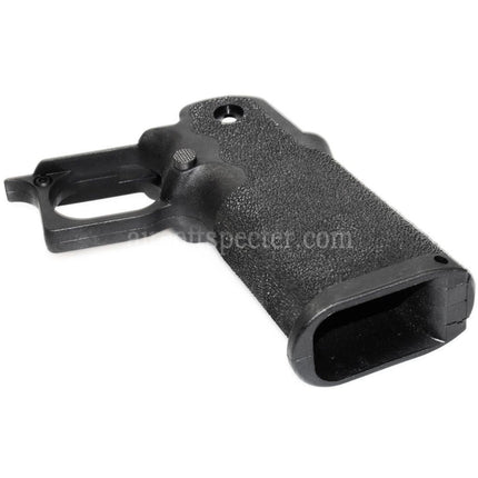 Poignée de pistolet texturée Armorer Works AW HX #1 pour pistolets GBB Airsoft EMG AW WE Tokyo Marui Hi-Capa Series, Noir