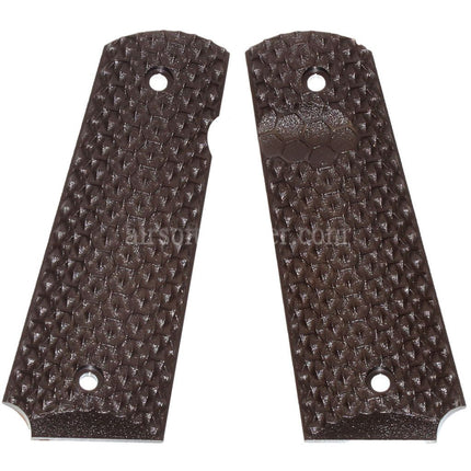 Armorer Works AW HEX Grip Cover For DOUBLE BELL ARMY AW WE KJ Tokyo Marui M1911 M.E.U SERIES 70 M45A1 WARRIOR GBB Pistols Airsoft