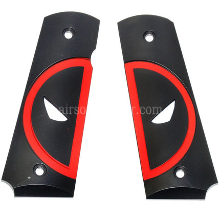 Armorer Works AW Grip Cover For DOUBLE BELL ARMY AW WE KJ Tokyo Marui M1911 M.E.U SERIES 70 M45A1 WARRIOR GBB Pistols Airsoft Red Merc