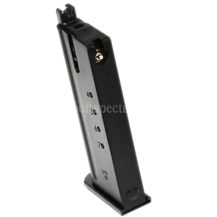 WE (WE-TECH) 27rd Gas Magazine For WE CYBERGUN Thompson Desert Eagle L6 version .50AE Series GBB Pistols Airsoft Black
