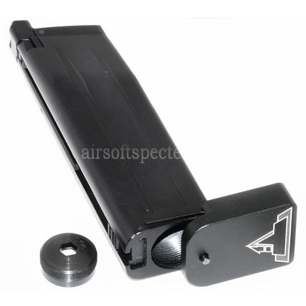 Chargeur Co2 EMG TTI 2011 COMBAT MASTER 30 billes pour pistolets GBB Airsoft Hi-Capa Noir