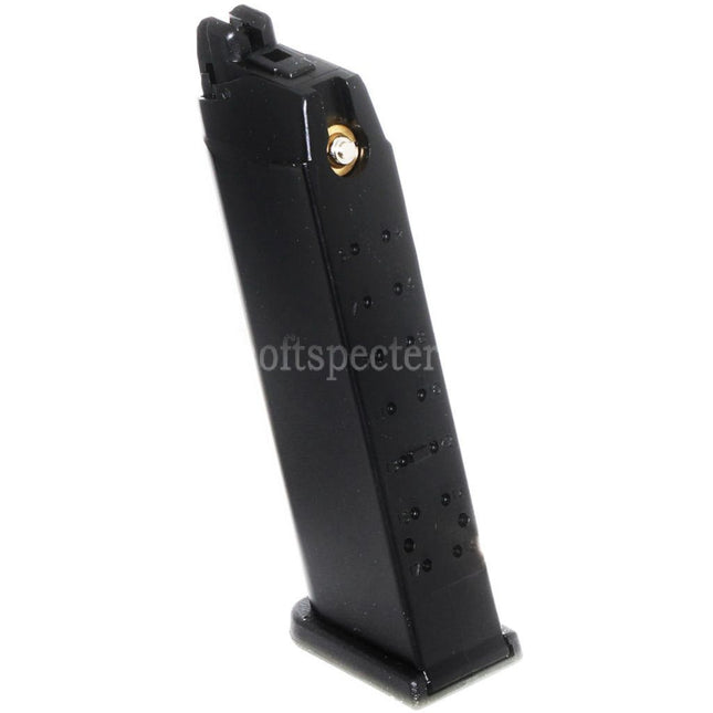 Chargeur à gaz 27 billes WE (WE-TECH) MOS pour version Optic Ready EMG SAI BLU WE Galaxy AW VX7 VX9 G17 G19 Series GBB Airsoft Noir