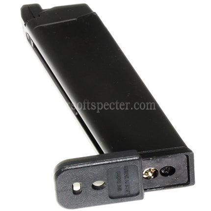 WE (WE-TECH) 25rd Gas Magazine for G17 G18C G34 G35 G-Series GBB Pistols Airsoft Black