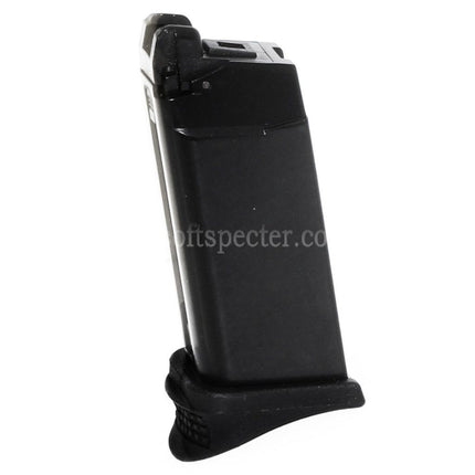 WE (WE-TECH) 15rd Gas Magazine for DOUBLE BELL / WE / Tokyo Marui G26 G27 Series GBB Pistols Airsoft Black