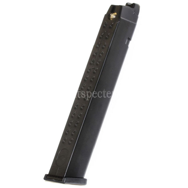 WE (WE-TECH) 50rd Gas Magazine Long Type for G17 G18C G34 G35 G-Series GBB Pistols Airsoft Black