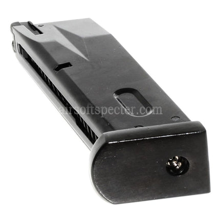 WE (WE-TECH) 26rd Gas Magazine for AW MB Series / KJW / Tokyo Marui / WE 902 M9 M92 Series GBB Pistols Airsoft Black