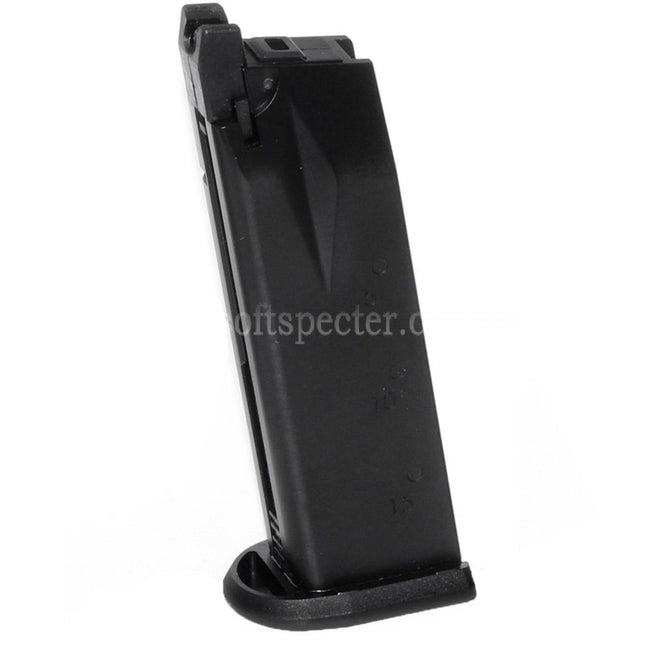 Chargeur à gaz 23 coups WE (WE-TECH) pour pistolets P99 GBB Airsoft Séries STANDARD et COMPACT Noir