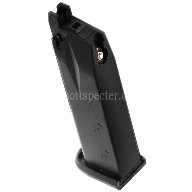Chargeur à gaz 23 coups WE (WE-TECH) pour pistolets P99 GBB Airsoft Séries STANDARD et COMPACT Noir