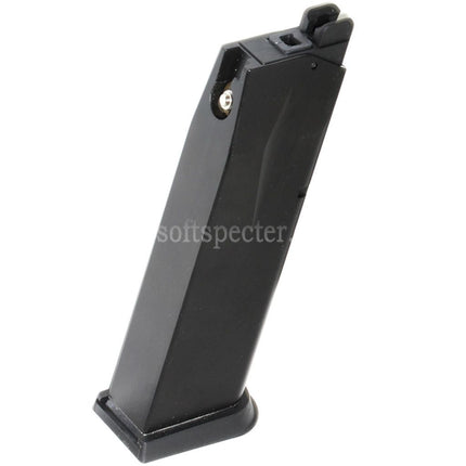 Chargeur à gaz 24 billes WE (WE-TECH) pour pistolets GBB Airsoft Cybergun Swiss Arms P229 WE F228 F229 Noir
