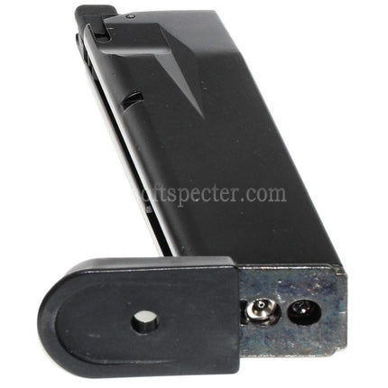 Chargeur à gaz 24 billes WE (WE-TECH) pour pistolets GBB Airsoft Cybergun Swiss Arms P229 WE F228 F229 Noir