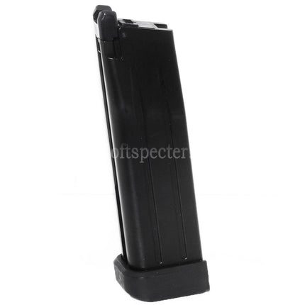 WE (WE-TECH) 30rd Gas Magazine for Hi-Capa Series GBB Pistols Airsoft Black