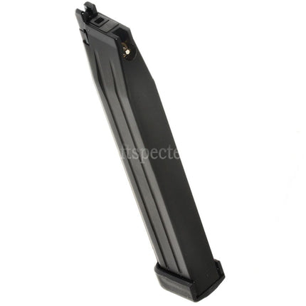WE (WE-TECH) Chargeur de gaz long étendu 50 billes pour pistolets GBB Hi-Capa Airsoft Noir