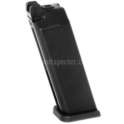 WE (WE-TECH) 25rd Co2 Magazine for G17 G18C G34 G35 G-Series GBB Pistols Airsoft Black
