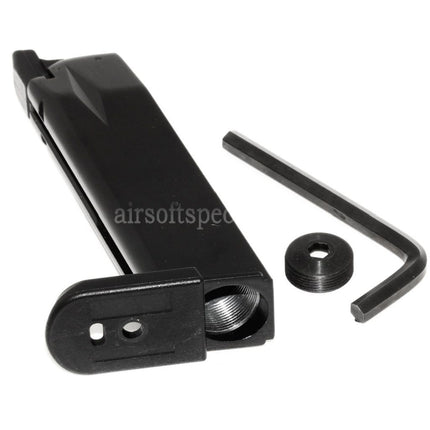 Chargeur Co2 WE (WE-TECH) 26 billes pour Pistolets GBB Airsoft Springfield Armory WE XDM Series Air Venturi Noir
