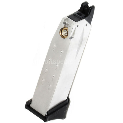 WE (WE-TECH) Chargeur gaz 14 billes pour pistolets GBB Airsoft Springfield Armory WE XDM COMPACT 3.8 Series Air Venturi Argent