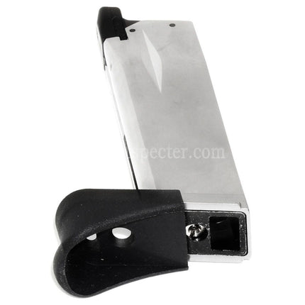 WE (WE-TECH) Chargeur gaz 14 billes pour pistolets GBB Airsoft Springfield Armory WE XDM COMPACT 3.8 Series Air Venturi Argent