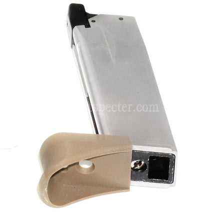 WE (WE-TECH) Chargeur gaz 14 billes pour pistolets GBB Airsoft Springfield Armory WE XDM COMPACT 3.8 Series Air Venturi Argent