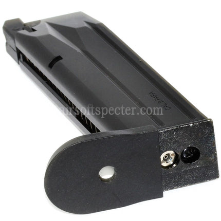 WE (WE-TECH) 25rd Gas Magazine for WE Bulldog Tokyo Marui PX4 Series GBB Pistols Airsoft Black