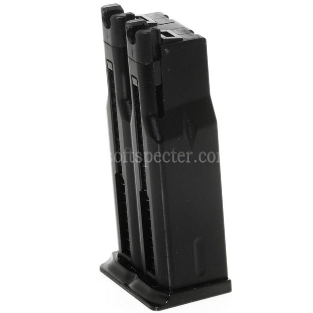 Chargeur de gaz Double canon WE (WE-TECH) 32 billes pour pistolets Airsoft GBB WE Double canon MAKAROV PMM Series Noir