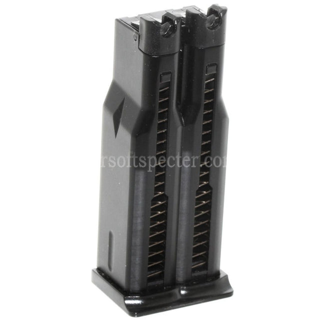 Chargeur de gaz Double canon WE (WE-TECH) 32 billes pour pistolets Airsoft GBB WE Double canon MAKAROV PMM Series Noir