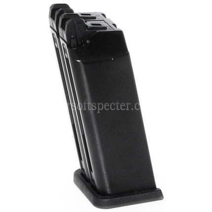 WE (WE-TECH) 40rd Gas Magazine for WE G19 Double Barrel Series GBB Pistols Airsoft Black