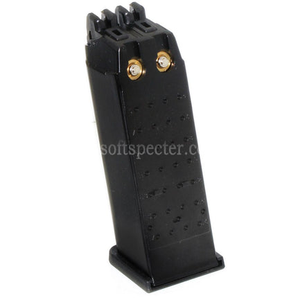 WE (WE-TECH) 48rd Gas Magazine for WE G17 G18C G19 G34 Double Barrel Series GBB Pistols Airsoft Black