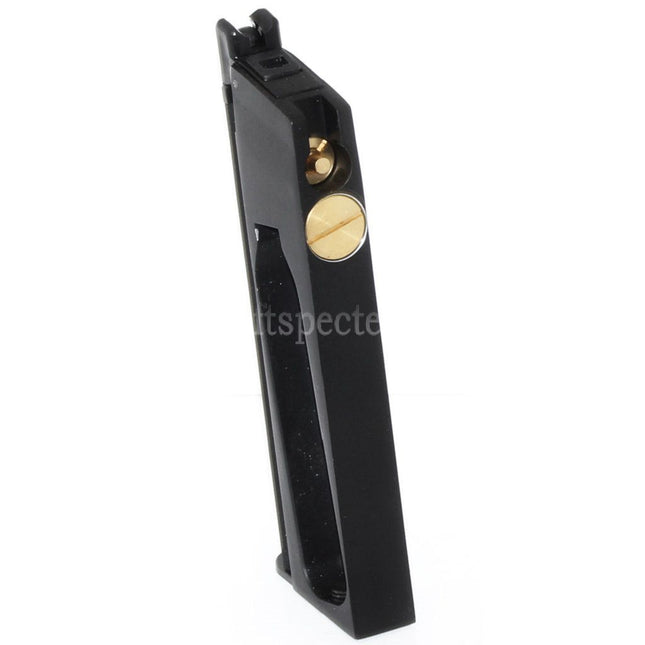 Chargeur Co2 16 billes WE (WE-TECH) pour pistolets GBB Airsoft EMG SAI Red / AW NE Series / WE Single Stack 1911 Series noir