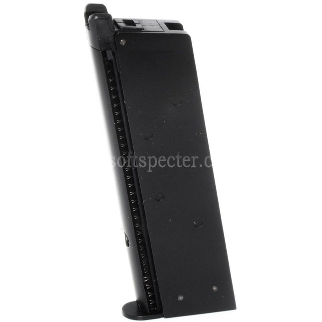 Chargeur à gaz 16 billes WE (WE-TECH) pour pistolets GBB Airsoft EMG SAI Red / AW NE Series / WE Single Stack 1911 Series