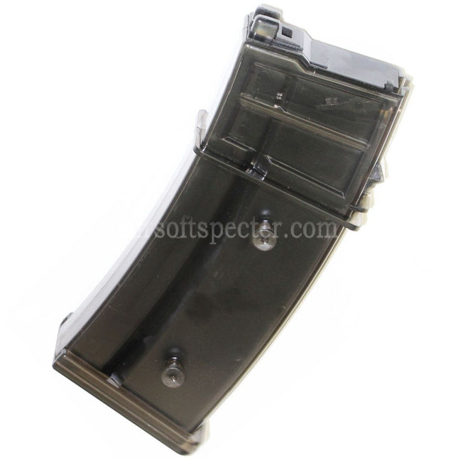 Chargeur gaz WE (WE-TECH) 30 billes pour répliques airsoft GBB des séries ARMY R36, WE 999, G39, G39C