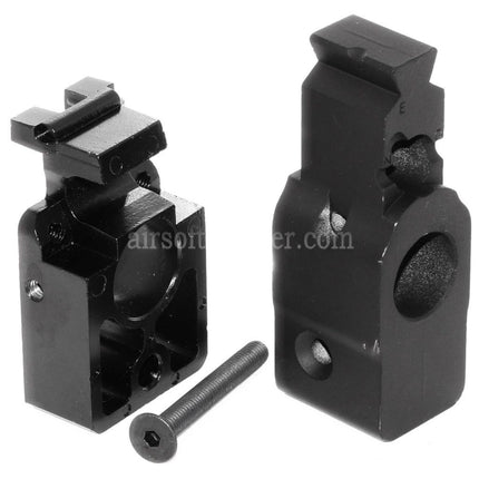 WE (WE-TECH) Garde-main RIS RAS CNC Aluminium 227mm sous licence Daniel Defense ISGK Madbull pour Répliques Airsoft WE L85 GBB Noir